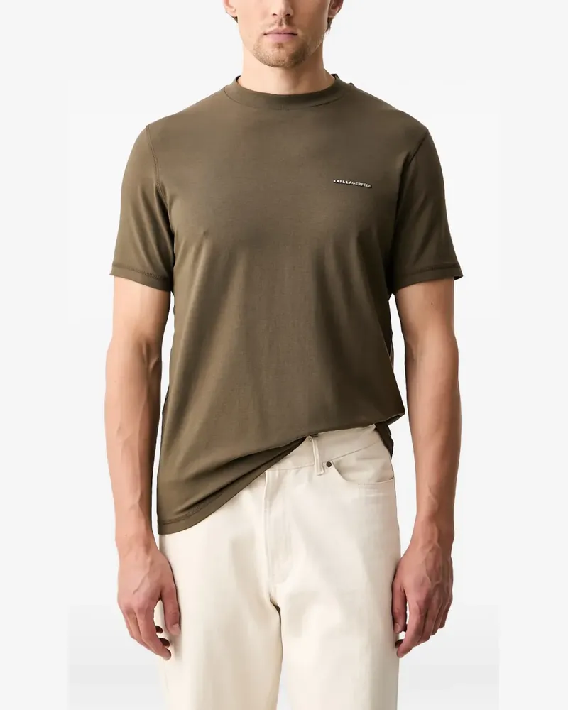 Karl Lagerfeld T-Shirt mit Logo - Grün Grün