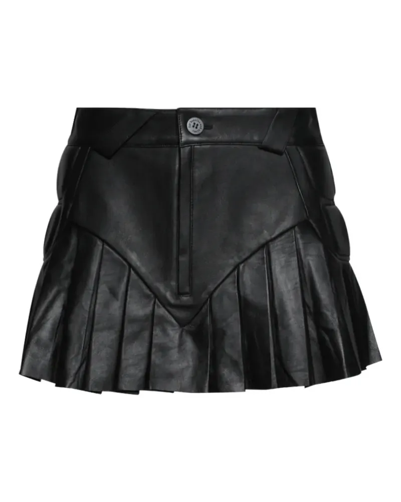 Natasha Zinko pleated skirt - Schwarz Schwarz