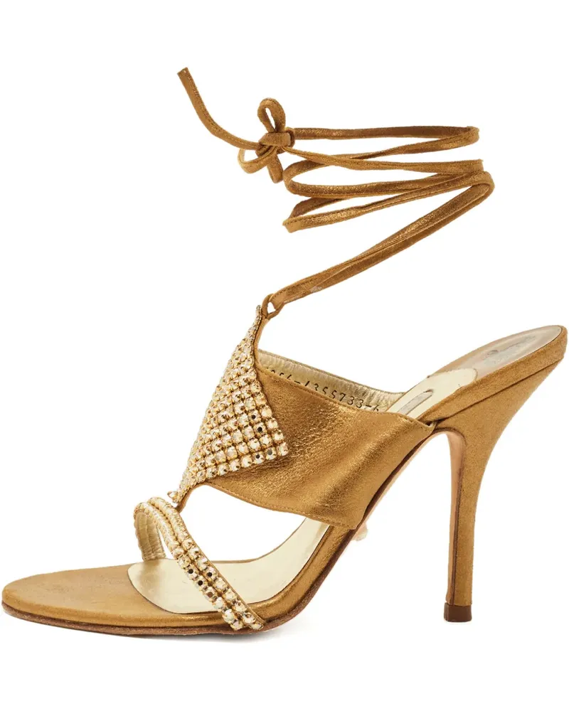 Gina crystal-embellishment sandals - Gold Gold