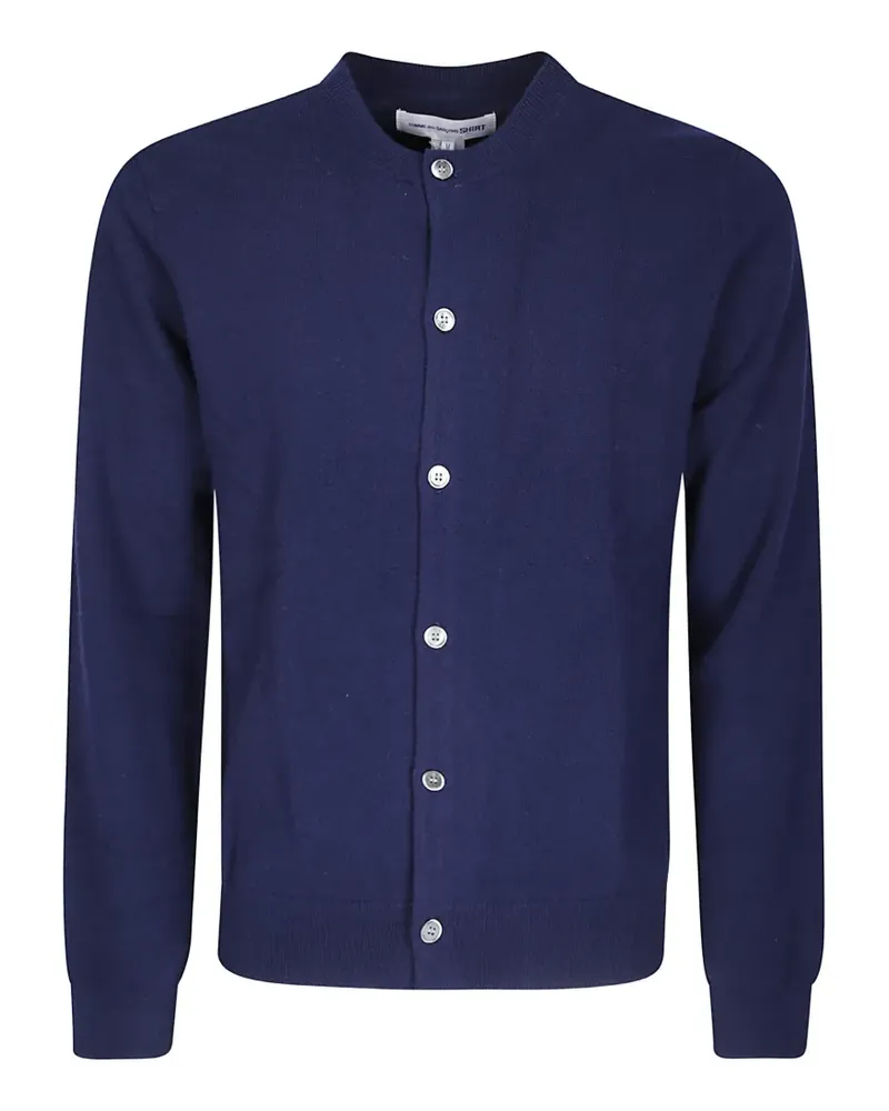 Comme des Garçons button-up wool cardigan - Blau Blau
