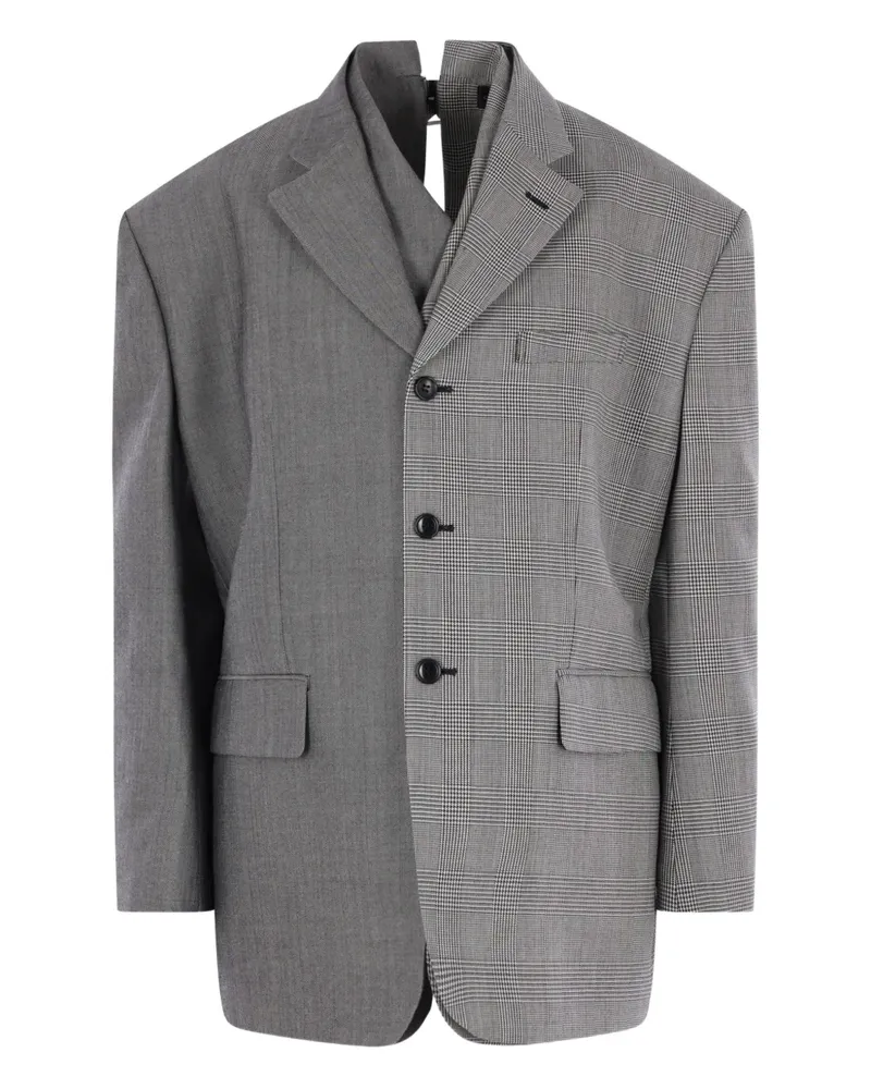 Comme des Garçons single-breasted blazer - Schwarz Schwarz