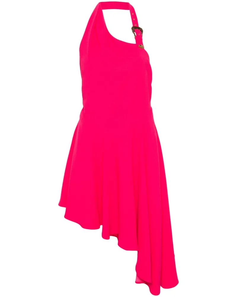 Versace Jeans Kreppkleid mit Logo-Gravur - Rosa Rosa