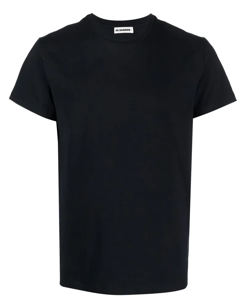 Jil Sander Klassisches T-Shirt - Schwarz Schwarz