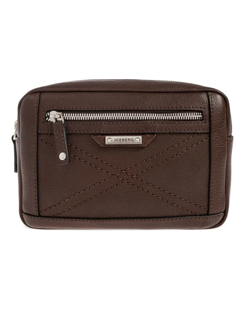 Iceberg leather belt bag - Braun Braun