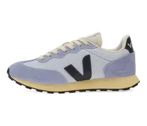 Sneakers mit Wildlederapplikation - Violett