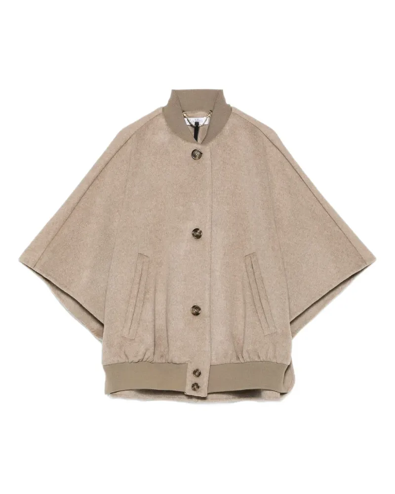 Max Mara Cape-Mantel - Nude Nude