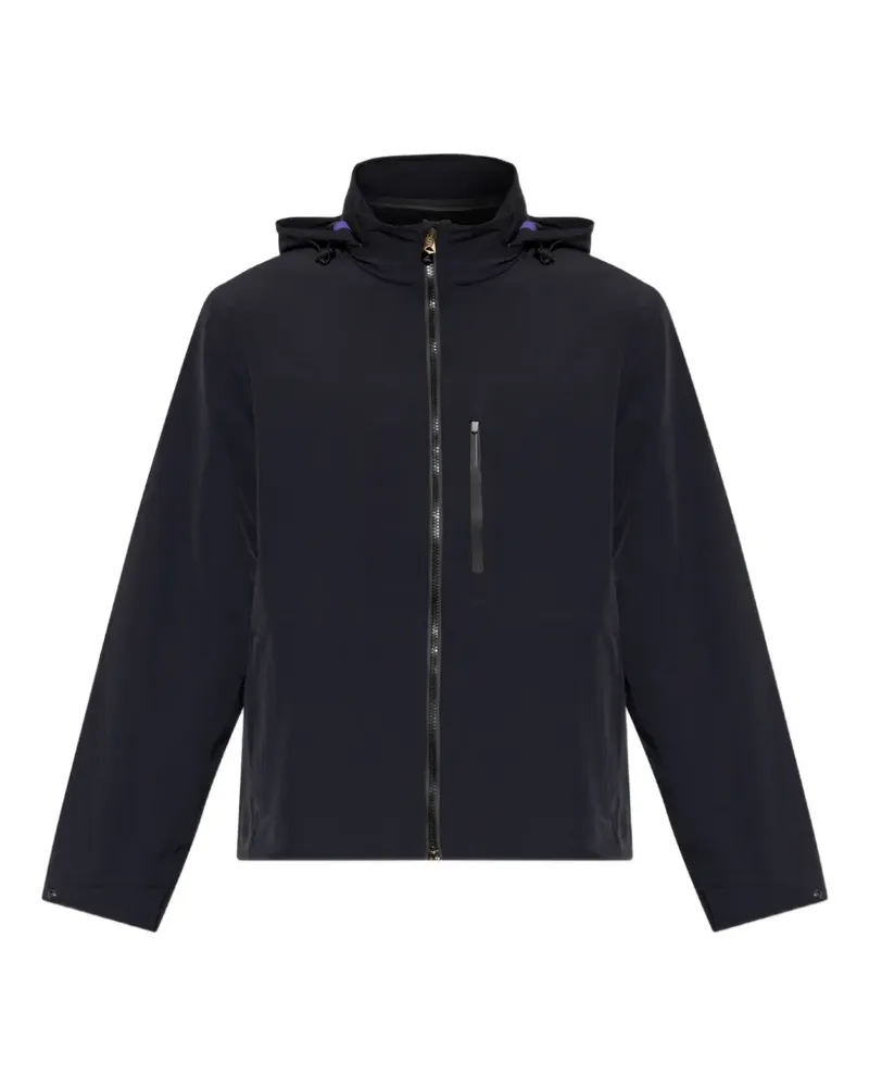 Paul Smith Wasserdichte Kapuzenjacke im Layering-Look - Blau Blau