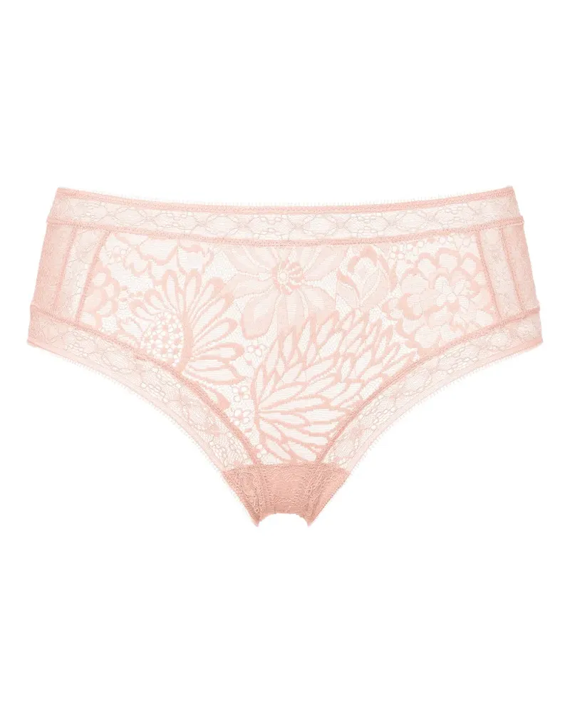 Eres Murmures Slip mit Blumenspitze - Rosa Rosa