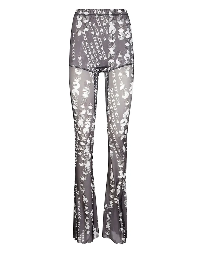 Charlotte Knowles mesh trousers - Grau Grau