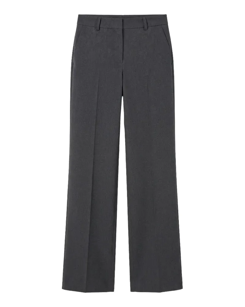 Kocca Evidio pressed-crease straight-leg trousers - Grau Grau
