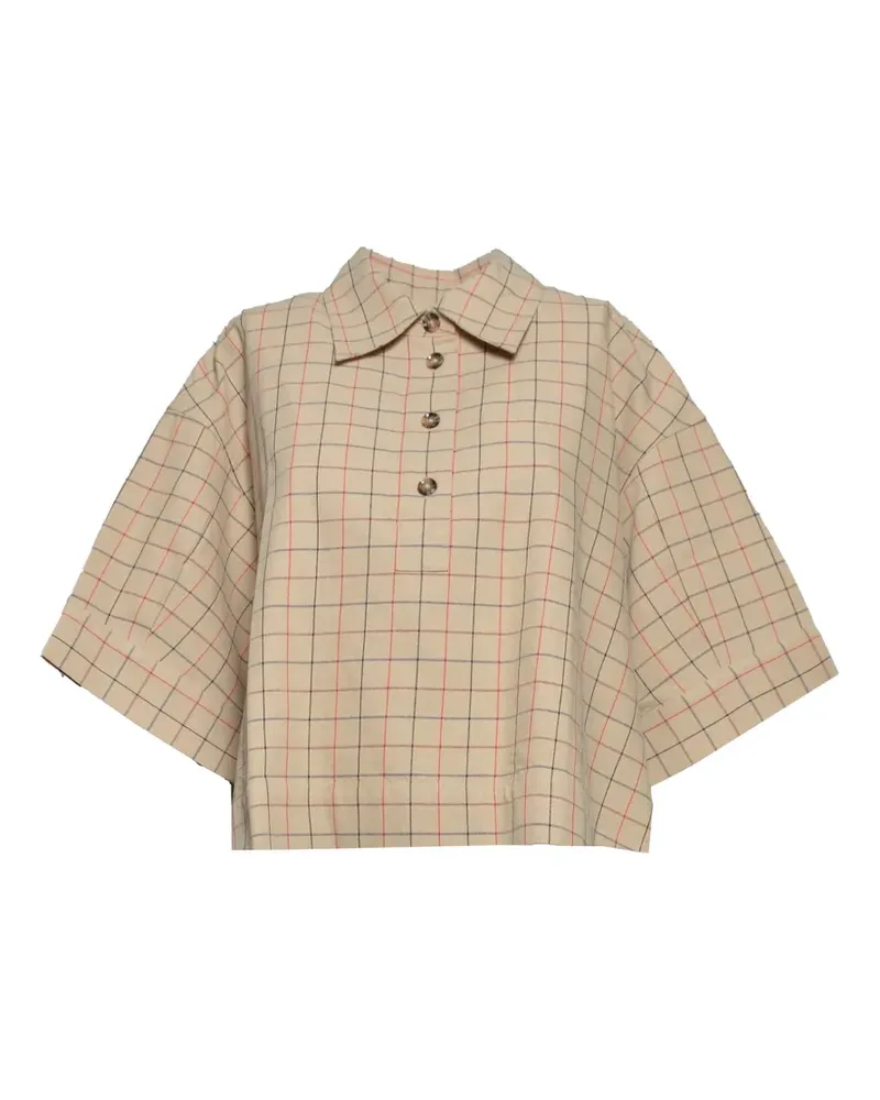 Barbour Hollington Hemd mit Karomuster - Nude Nude