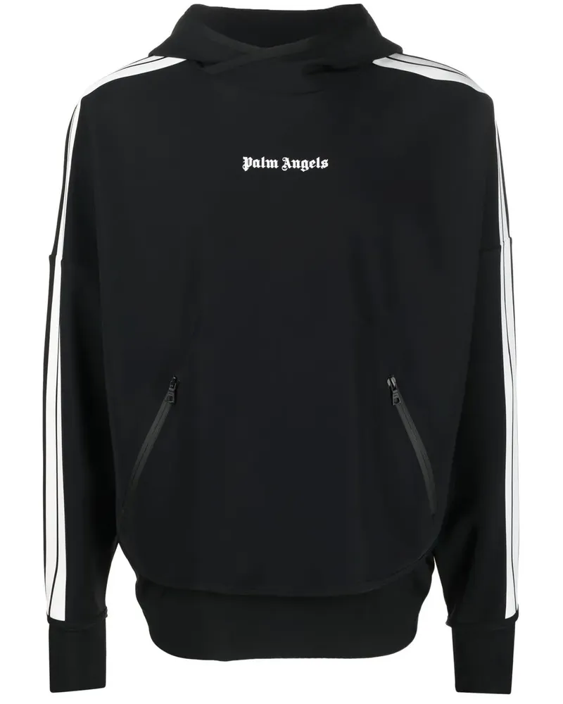 Palm Angels Hoodie mit Logo-Print - Schwarz Schwarz