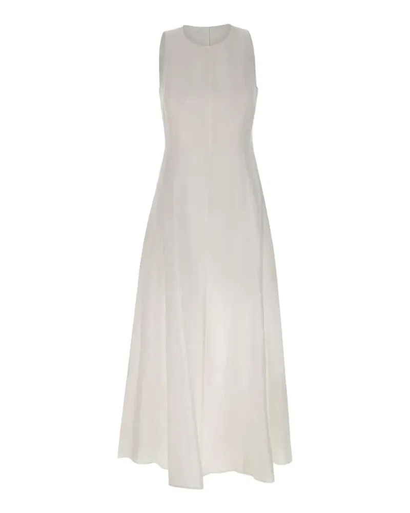 Eleventy Ausgestelltes Trägerkleid - Weiß Weiß