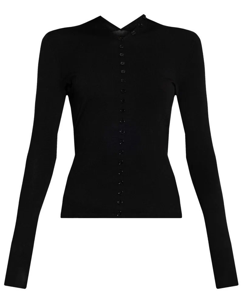 Alexander Wang Gestrickter Cardigan - Schwarz Schwarz