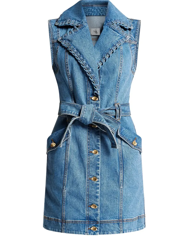 Aje. Klassisches Jeans-Minikleid - Blau Blau