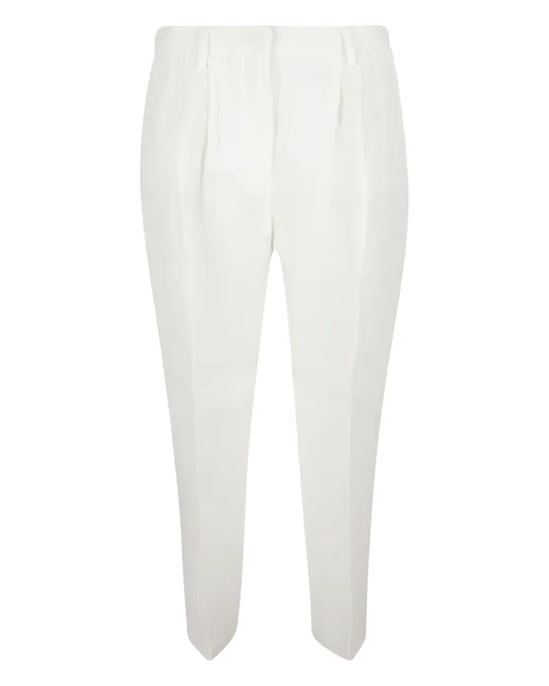 Fabiana Filippi pleated trousers - Weiß Weiß