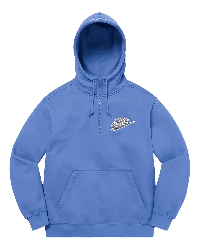 Supreme Being x Nike Hoodie - Blau Blau