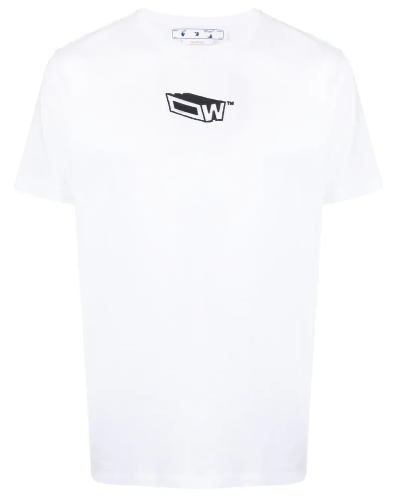 OFF-WHITE T-Shirt mit grafischem Print - Weiß Weiß