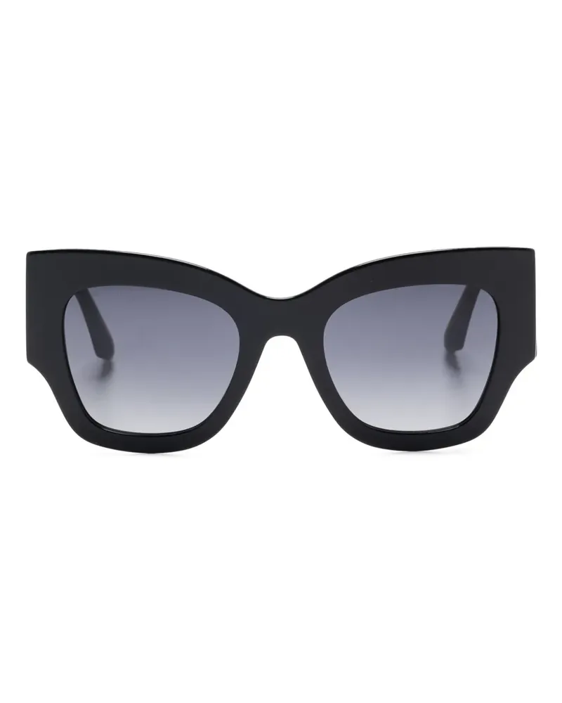 Etro Sonnenbrille mit Oversized-Gestell - Schwarz Schwarz