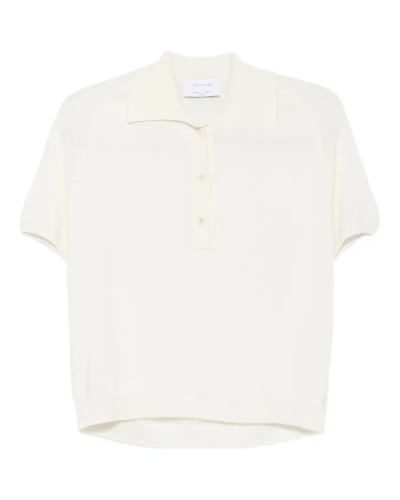 Daniele Fiesoli Kurzärmeliges Poloshirt aus Kaschmir - Nude Nude