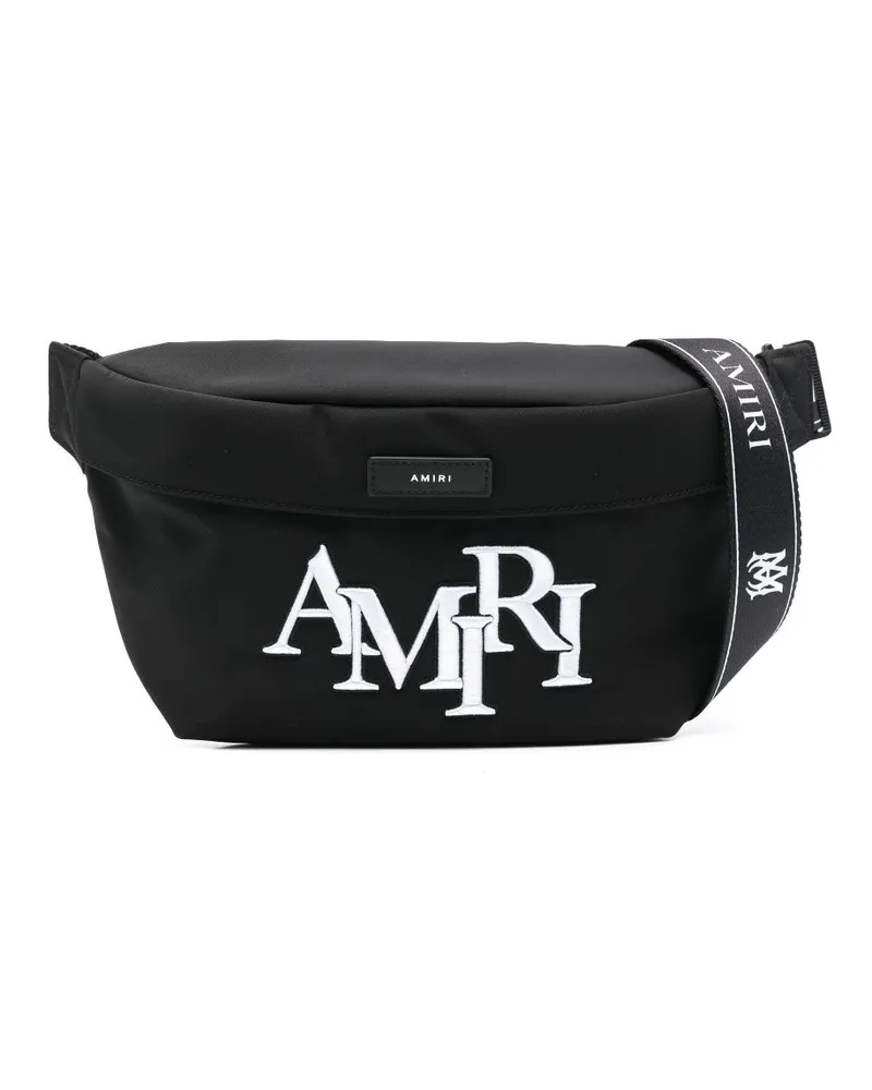Amiri Staggered Gürteltasche - Schwarz Schwarz