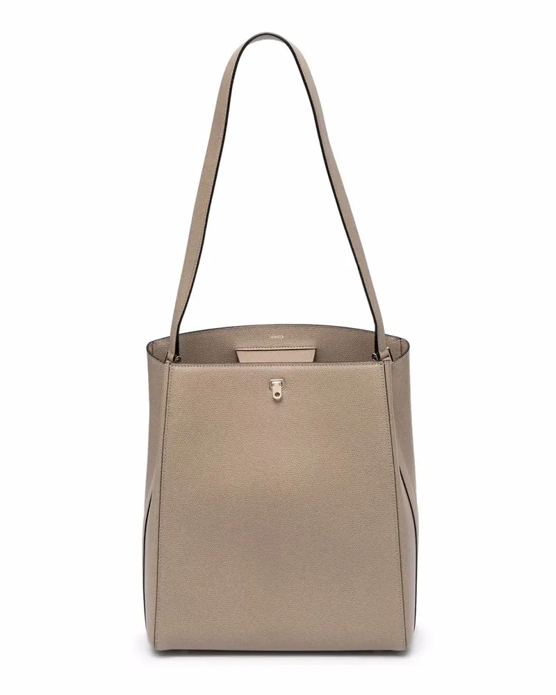 Valextra Brera Schultertasche - Grau Grau