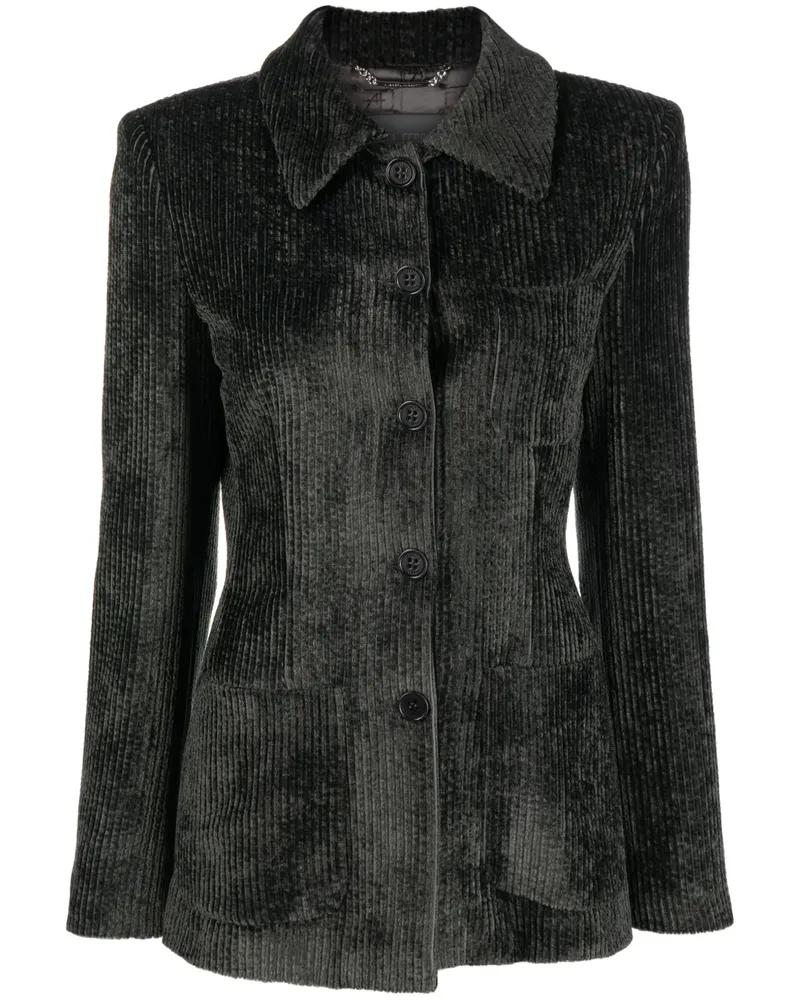 Alberta Ferretti Jacke aus Cord - Grau Grau