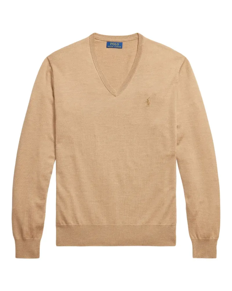 Ralph Lauren Pullover mit V-Ausschnitt - Nude Nude