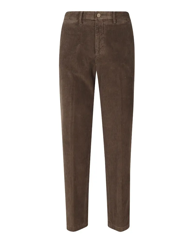 Briglia 1949 Straight-Leg-Hose aus Cord - Braun Braun