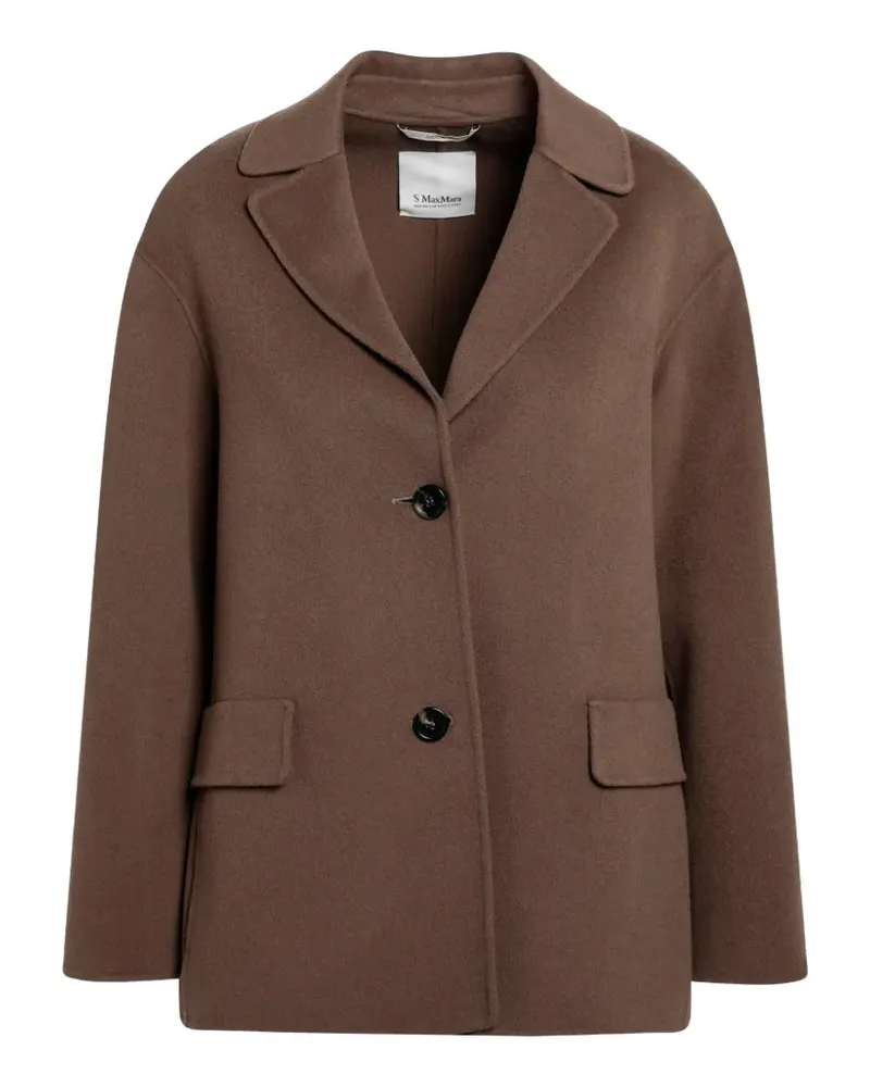 Max Mara Jacke mit Klappentasche - Braun Braun