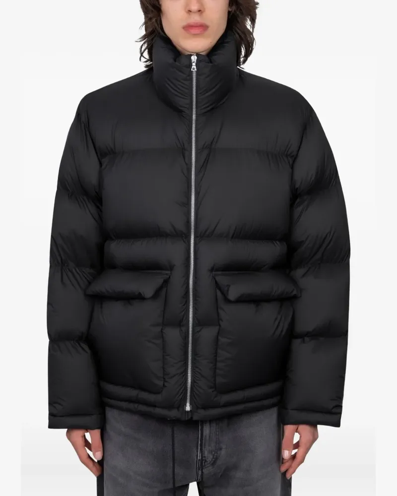 AURALEE Gefütterte Jacke mit Reißverschluss - Schwarz Schwarz