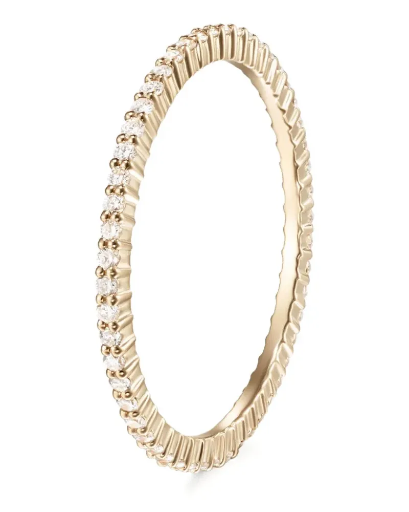 Melissa Kaye 18kt Sadie Gelbgoldring mit Diamant Gold
