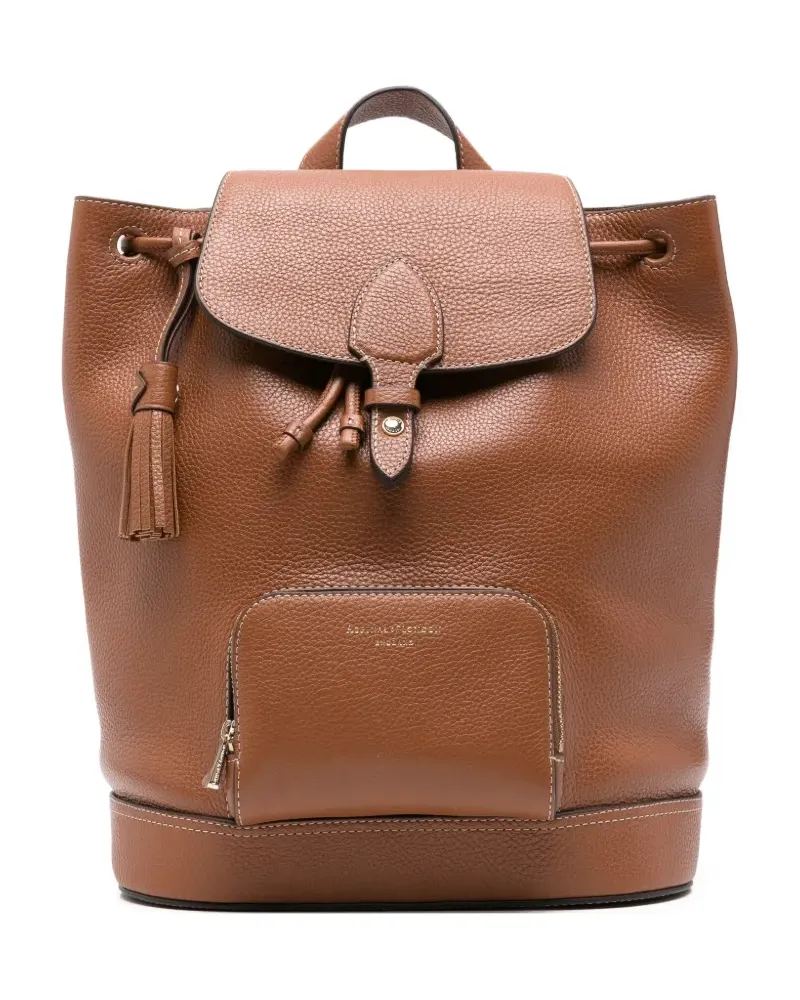 Aspinal of London Kleiner Hudson Rucksack - Braun Braun