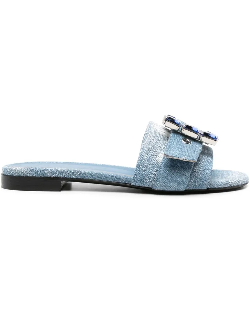 FESTA Milano Fade Jeans-Pantoletten - Blau Blau