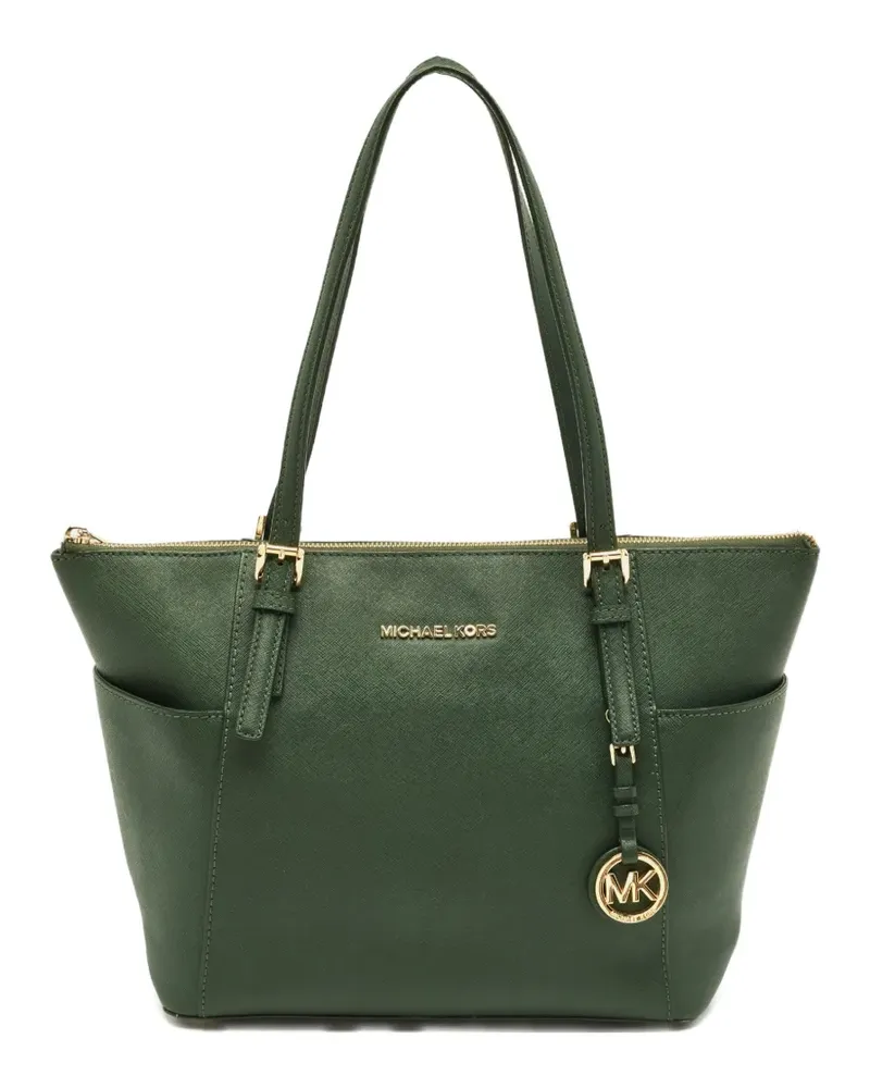 Michael Kors Leather zip tote bag - Grün Grün