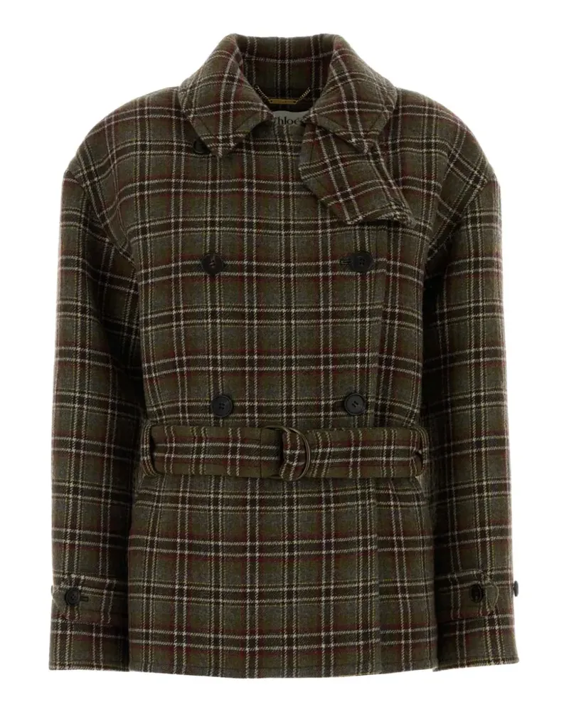 Chloé Doppelreihiger Blazer - Grün Grün