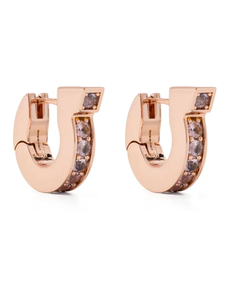 Ferragamo Gancini Ohrringe - Rosa Rosa