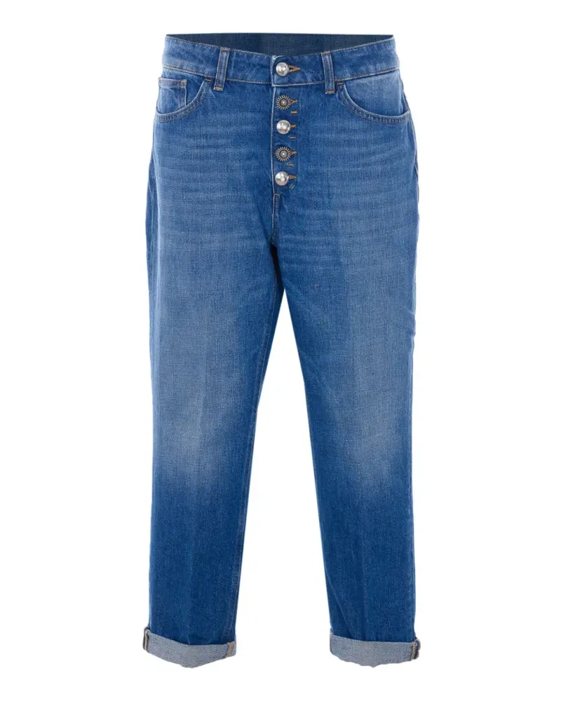 Dondup Geknöpfte Jeans im Distressed-Look - Blau Blau