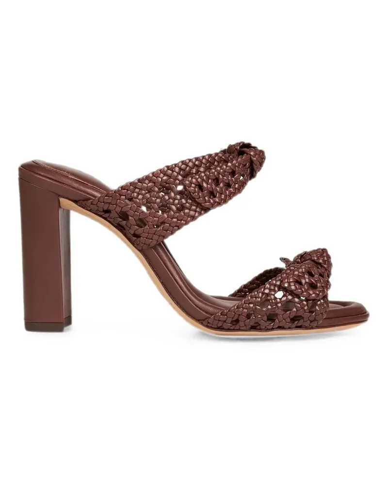 Alexandre Birman Clarita Sandalen mit Flechtdetail - Braun Braun
