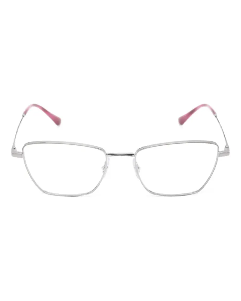 Ray Ban Brille mit geometrischem Gestell - Silber Silber