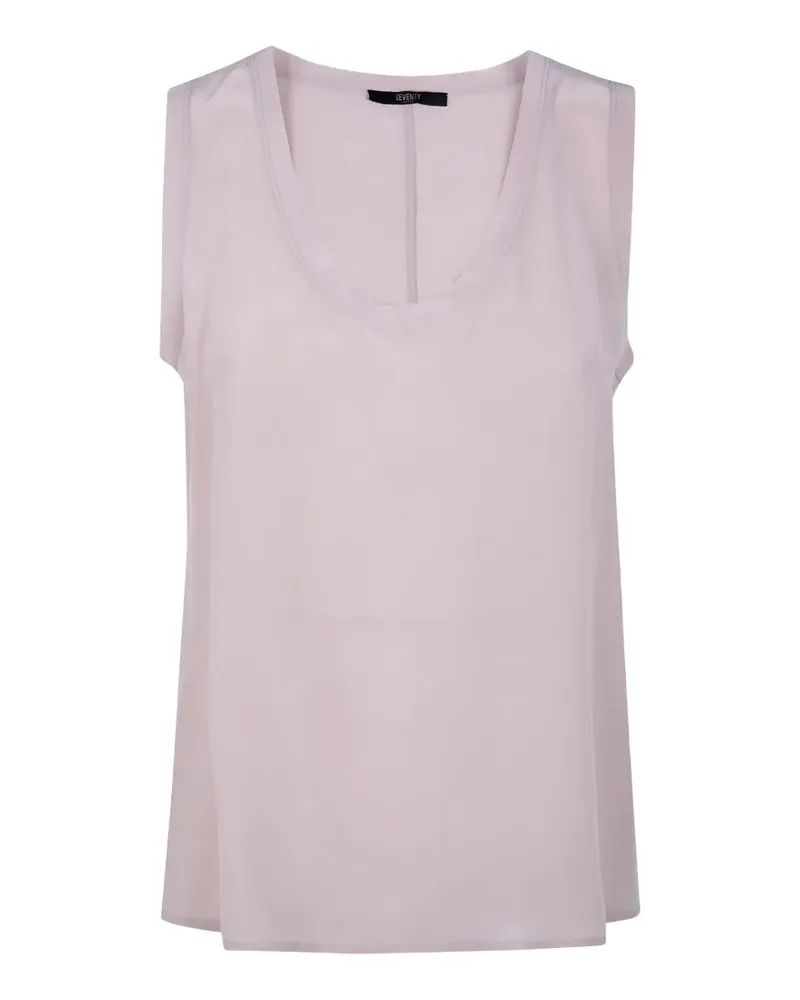 Seventy u-neck sleeveless top - Rosa Rosa