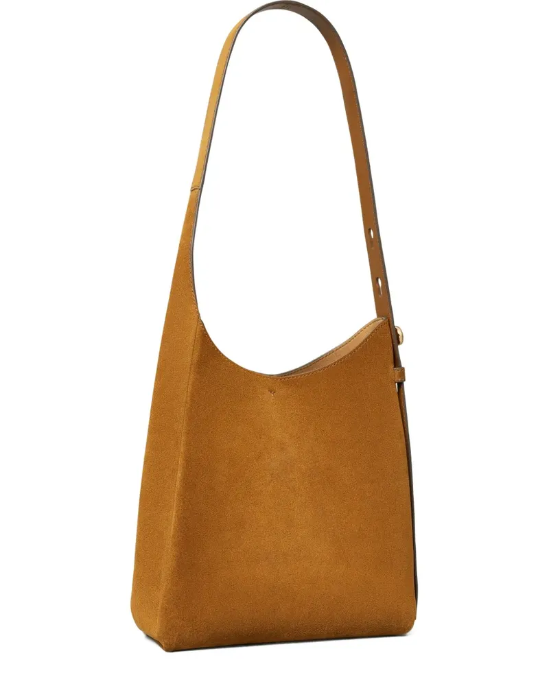 Tory Burch Kleiner Shopper aus Wildleder - Braun Braun