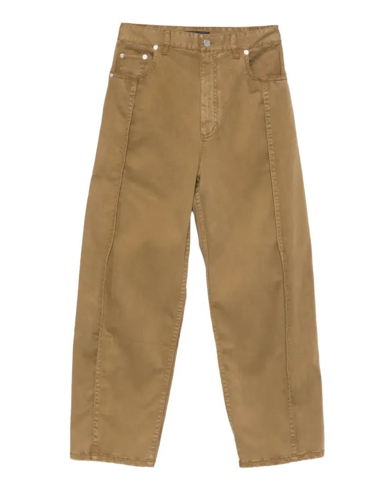 tibi five-pocket trousers - Nude Nude