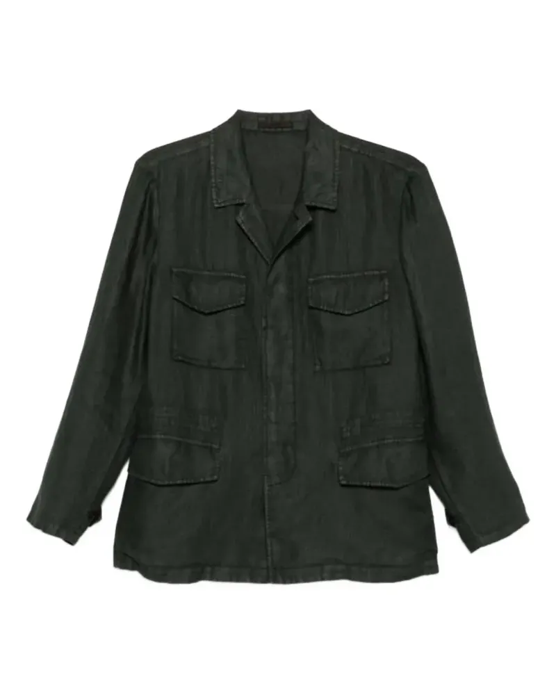 Boglioli multi-pocket shirt jacket - Schwarz Schwarz