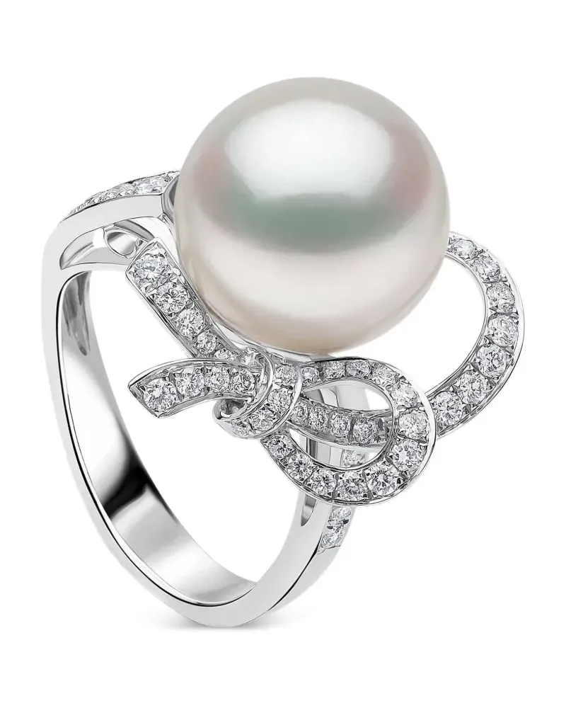 YOKO London Contessa pearl and diamond ring - Silber Silber