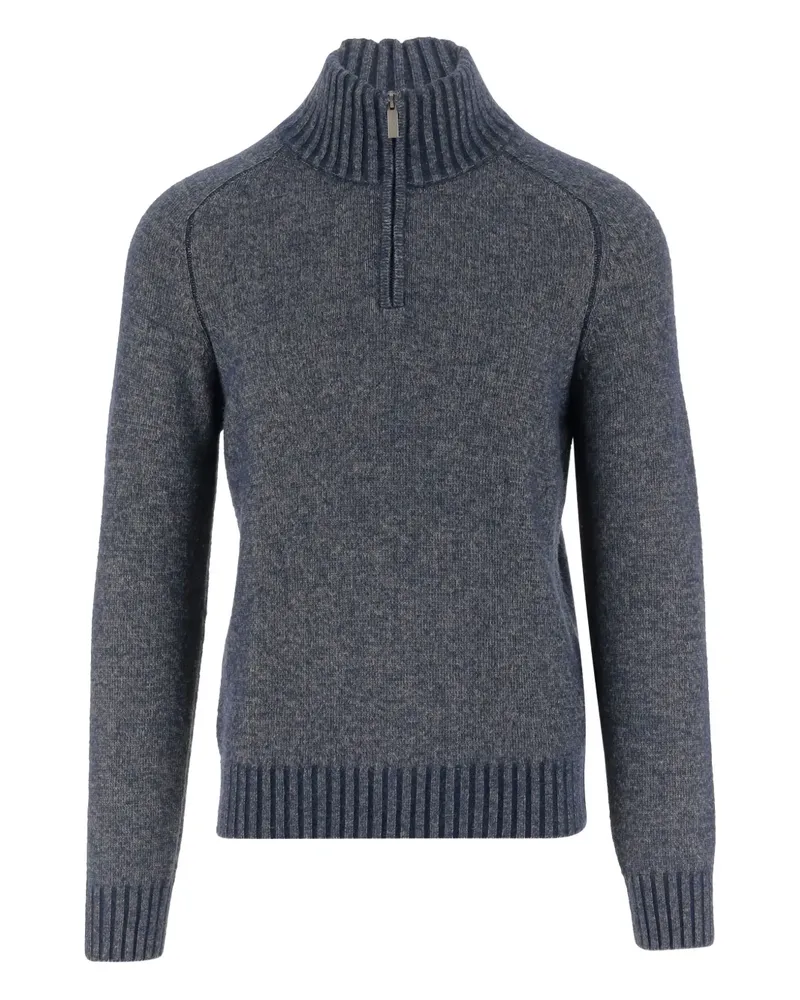 K-Way Pullover mit Reißverschluss - Grau Grau