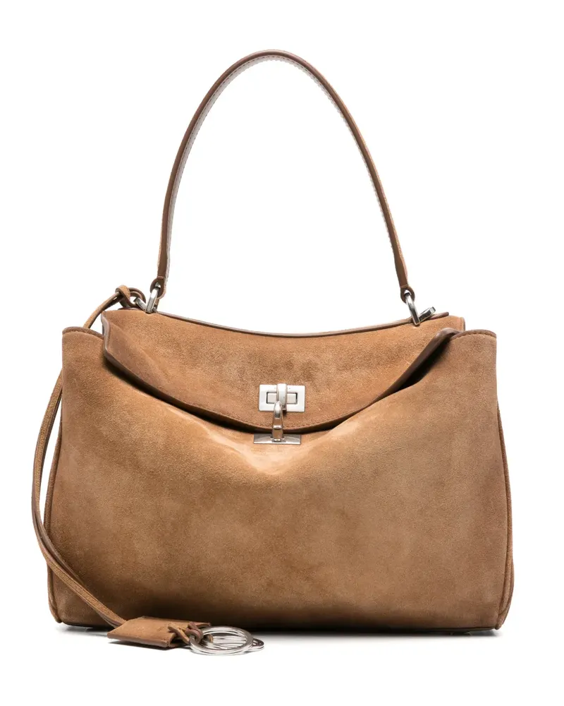 Balenciaga Kleine Rodeo Tote Bag - Braun Braun