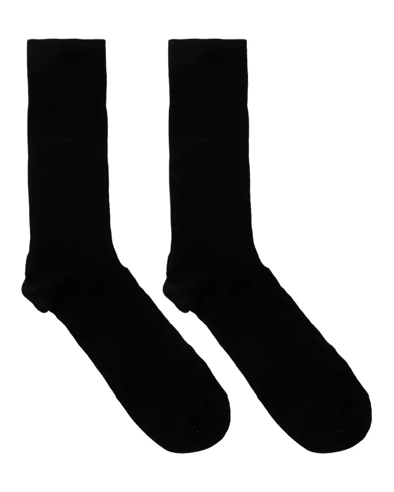 CDLP ribbed-ankle socks (set of six) - Schwarz Schwarz