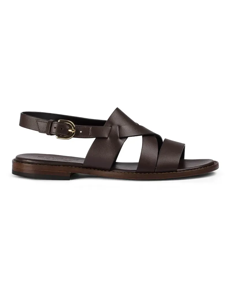 Doucal´s multi-strap leather sandals - Braun Braun