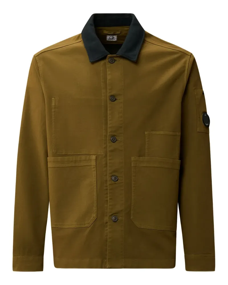 C.P. Company Jacke mit geknöpften Taschen - Grün Grün